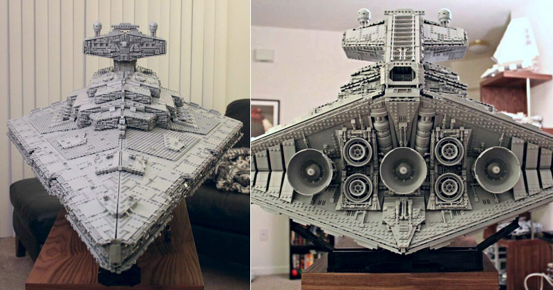 Jovem Constrói Nave De Star Wars Com LEGO De Forma Surpreendente