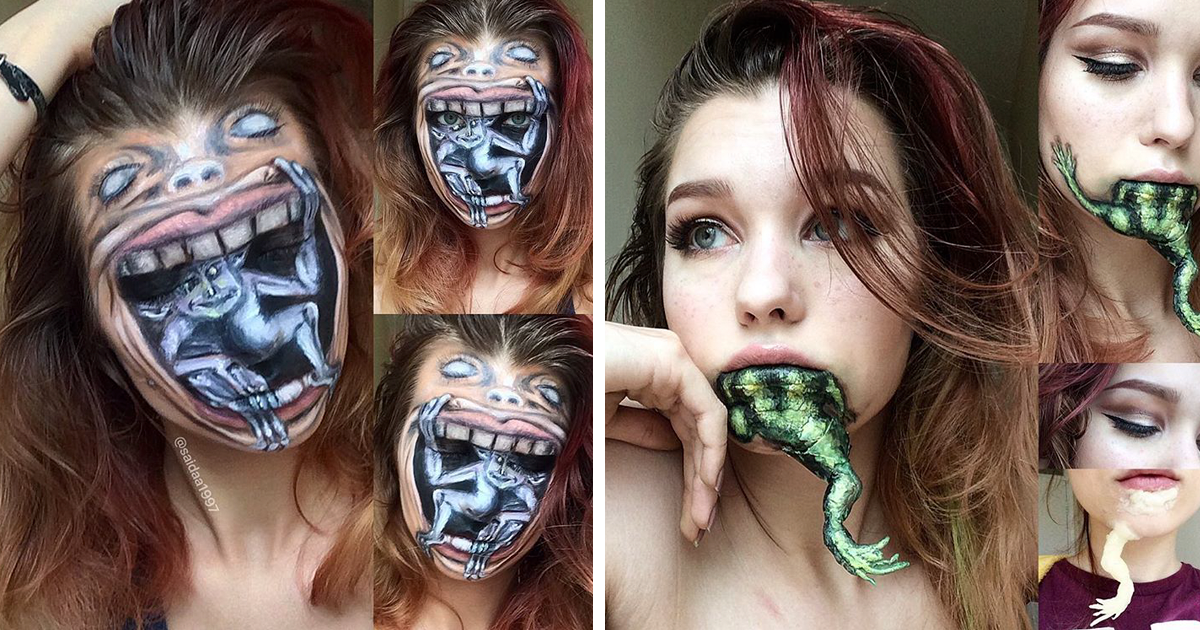 Artista De 19 Anos Prova Que Seu Talento Em Maquiagem É Fora Do Normal