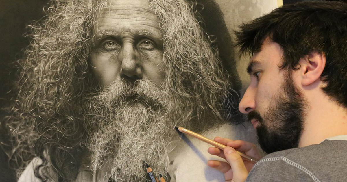 Artista Passa Até 780 Horas Fazendo Desenhos Hiper-Realistas Utilizando Técnicas Renascentistas