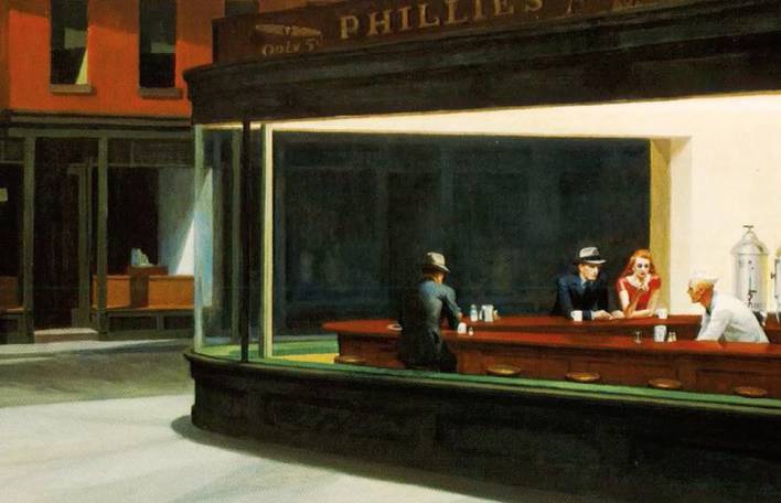 Obras-primas animadas e hipnotizantes de Edward Hopper