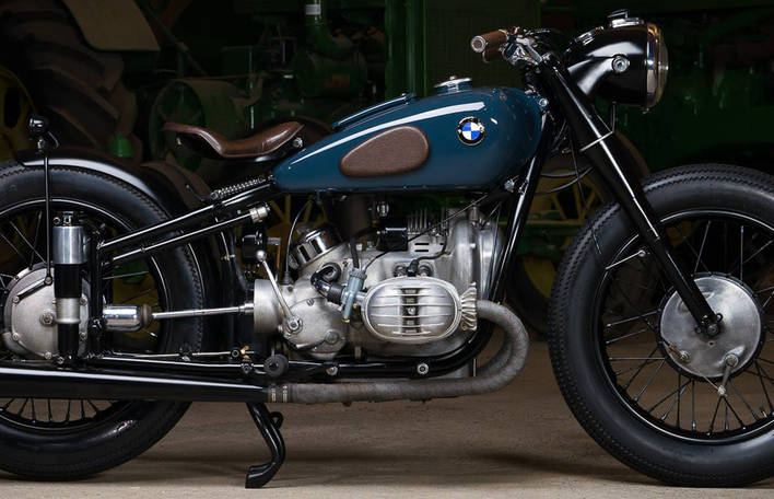 Confira esta motocicleta vintage da BMW feita sob encomenda