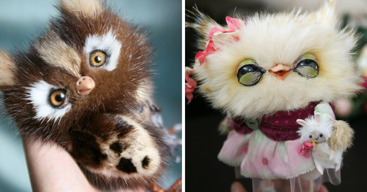 Artista faz corujas de brinquedo incrivelmente realistas