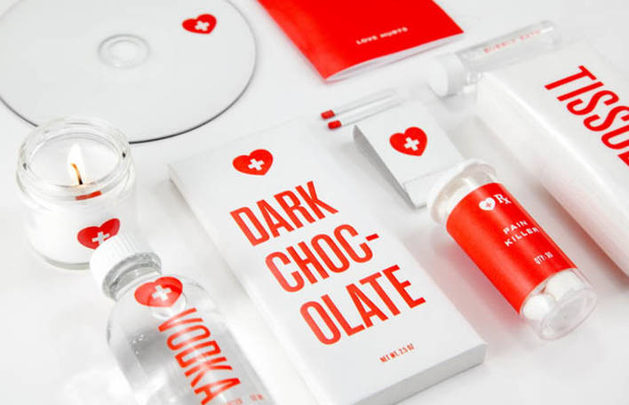 Conheça o Love Hurts Packaging, um kit de sobrevivência para se recuperar de um término