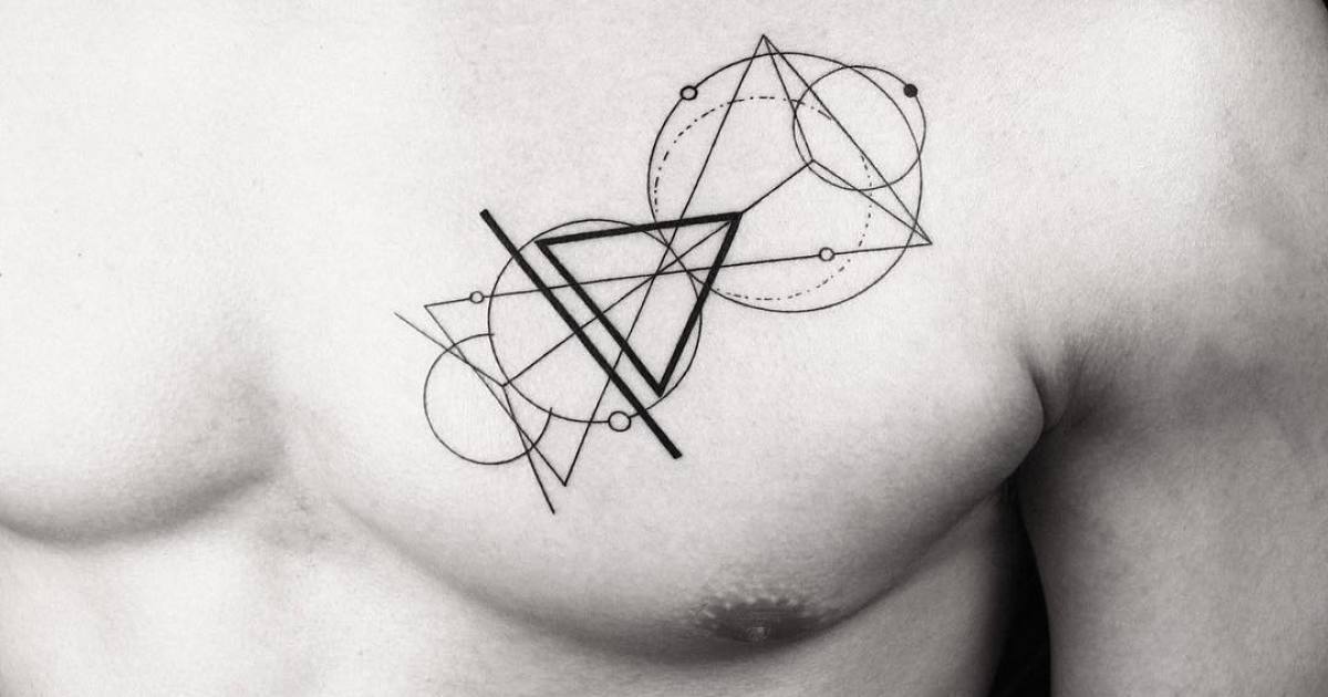 Artista inspirado pela natureza e formas geométricas cria tatuagens minimalistas perfeitas