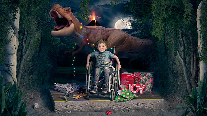 Estes fotógrafos fizeram fotos mágicas para crianças em hospitais neste Natal, pois para algumas pode ser o último