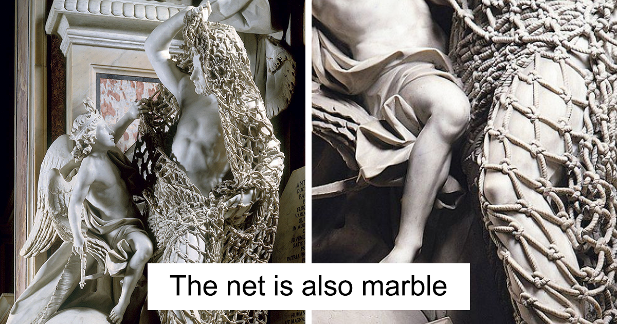 Escultor italiano cria obra prima de mármore em 7 anos, e as pessoas não acreditam que é de mármore