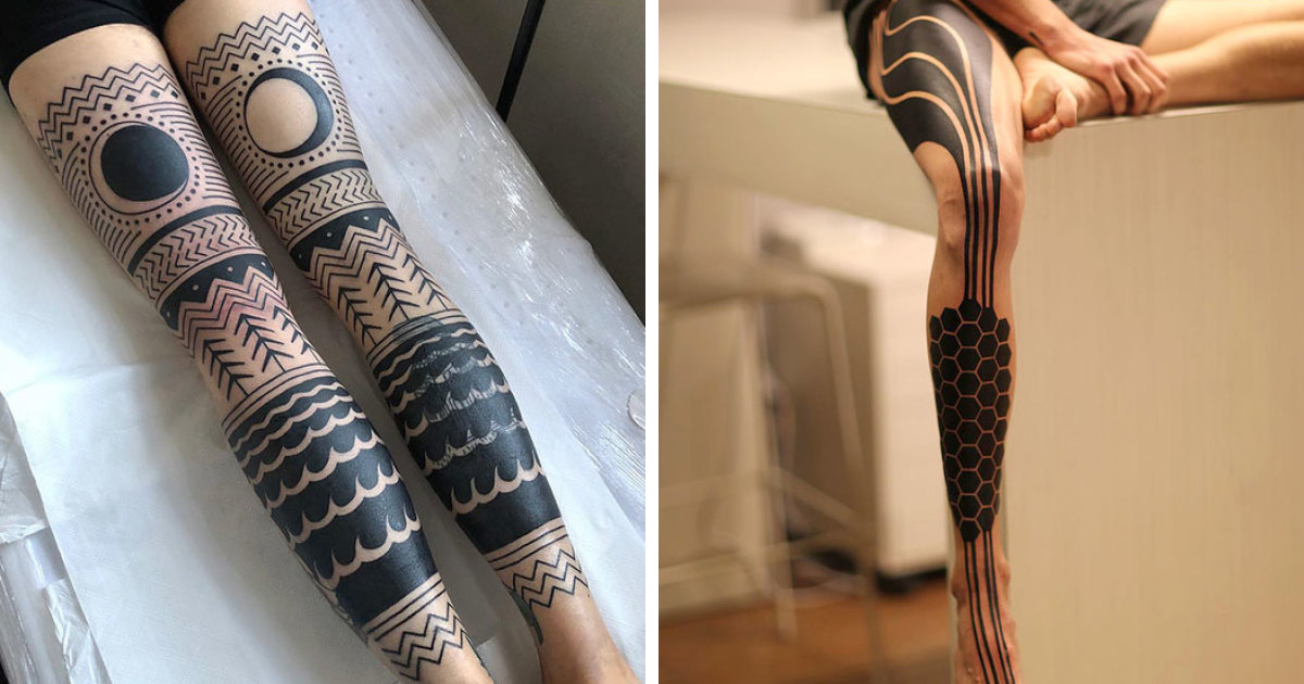 As 100 tatuagens na perna mais épicas de todos os tempos