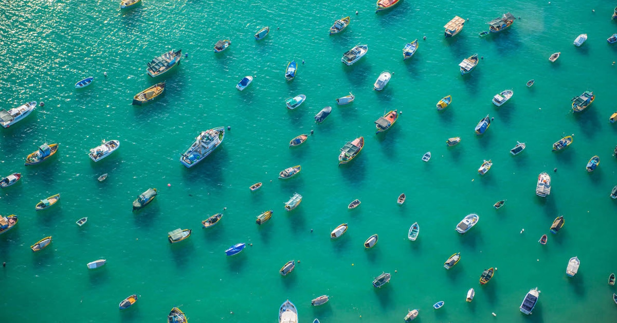 Fotografias aéreas impressionantes revelam a conexão humana com a água