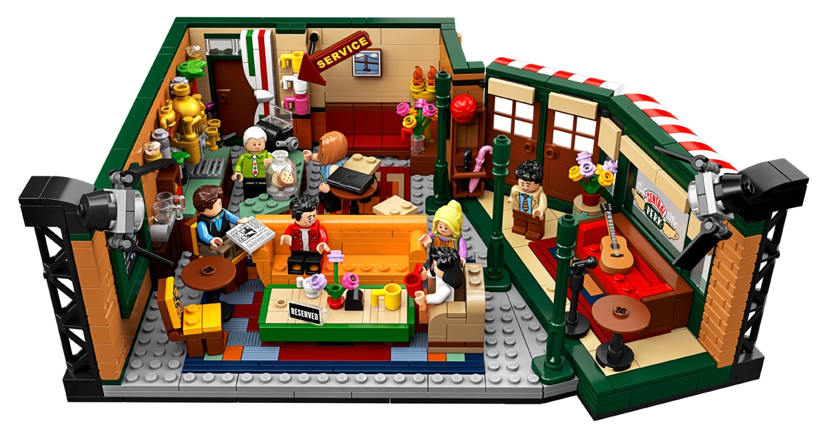 LEGO comemora o 25º aniversário de “Friends” lançando um kit do Central Perk para os fãs da série