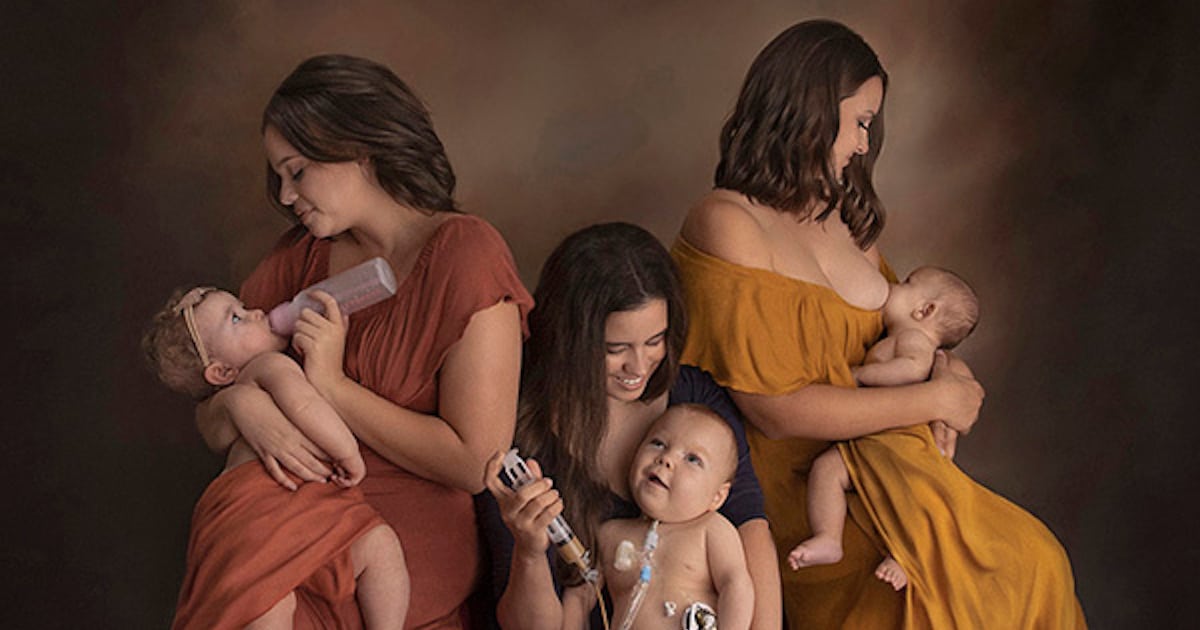 Série fotográfica inclusiva mostra que não há forma errada de amamentar seu bebê
