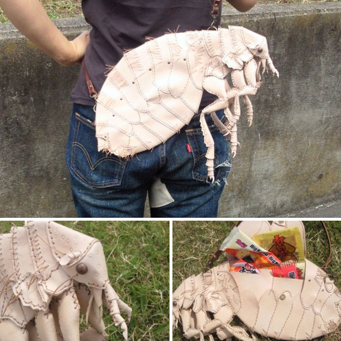 Artista japonês cria bolsas inspiradas em criaturas realistas e outros acessórios que parecem muito reais (35 fotos)