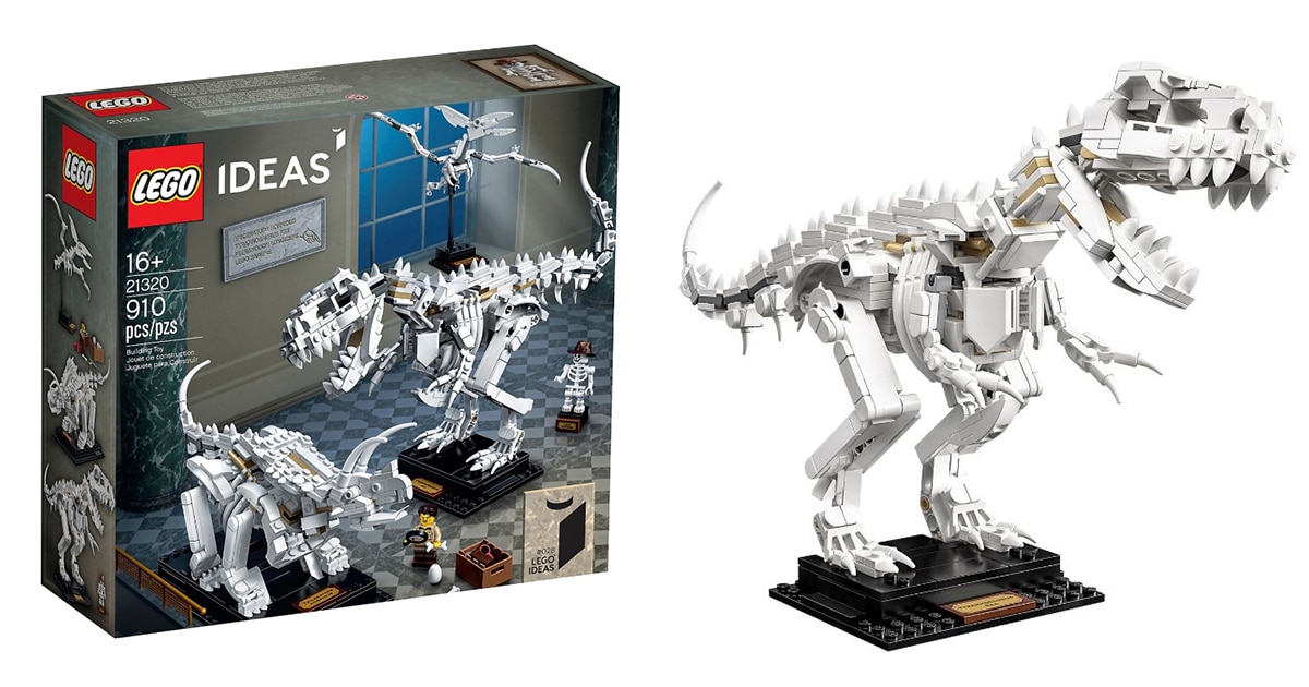 Este kit LEGO de fósseis de dinossauro é perfeito para os entusiastas da história natural