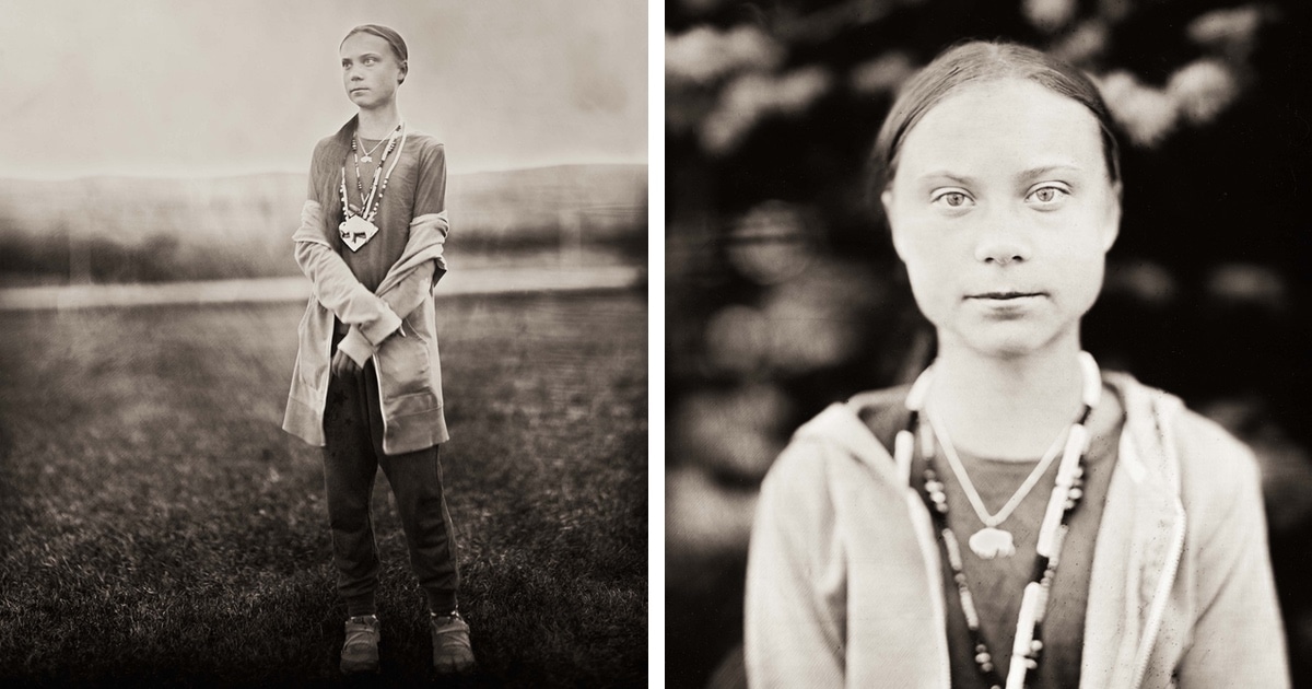 Fotógrafo imortaliza Greta Thunberg em retratos poderosos