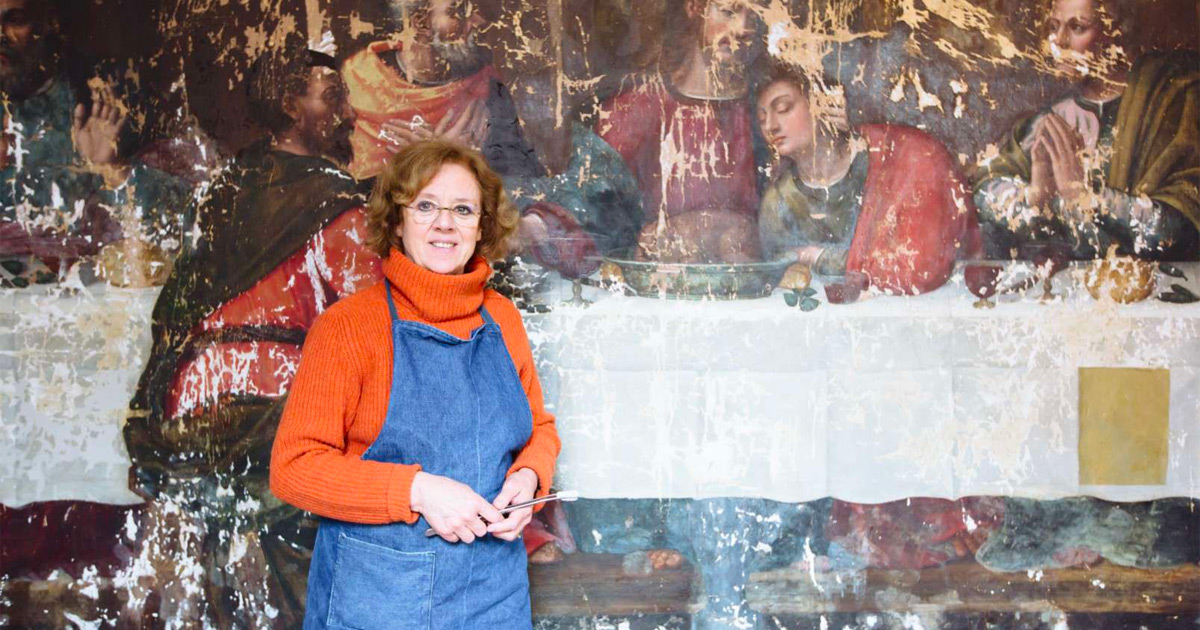 Pintura de 6 metros da Última Ceia do século XVI acaba de ser meticulosamente restaurada