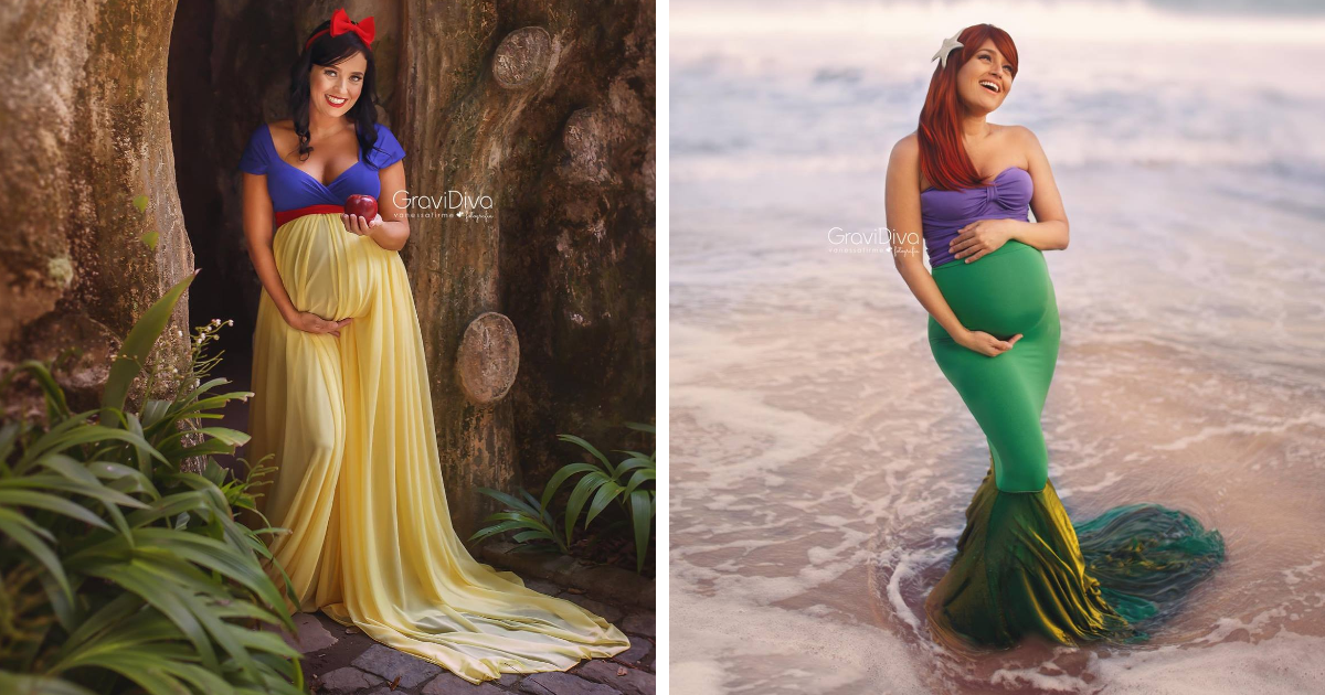 Mulheres Grávidas Como Princesas Da Disney Por Fotógrafa Brasileira
