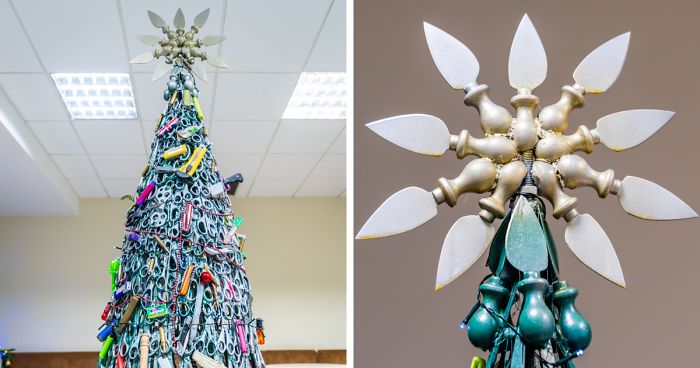 Este Aeroporto Fez Uma Árvore De Natal Apenas Com Itens Confiscados