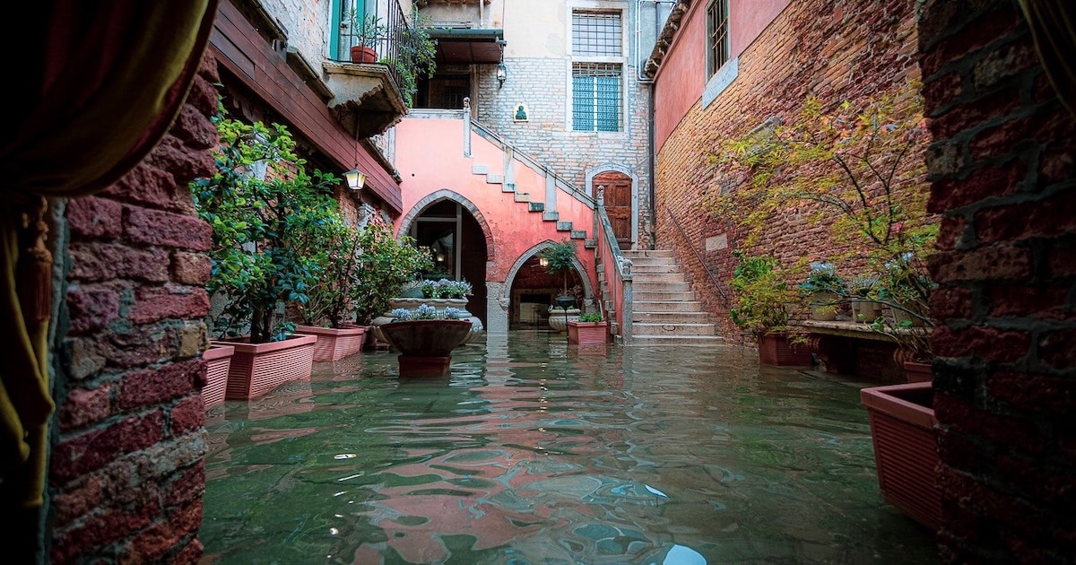 Fotógrafo Anda Pelas Ruas Inundadas De Veneza Para Capturar A Beleza Trágica Da Cidade