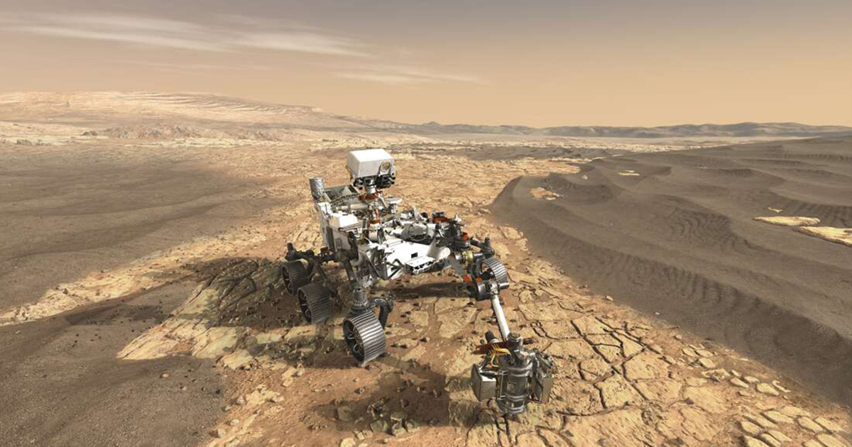 5 Imagens De Marte Enviadas Pelo Perseverance Rover Da NASA