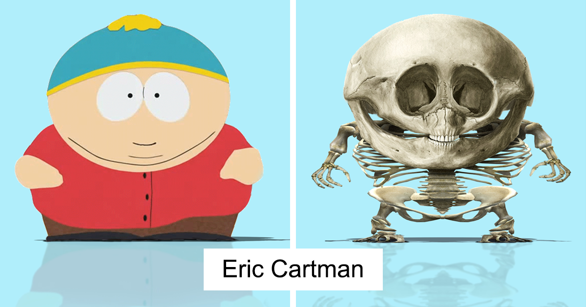 Como Seriam Os Esqueletos Anatomicamente “Corretos” De Personagens Famosos