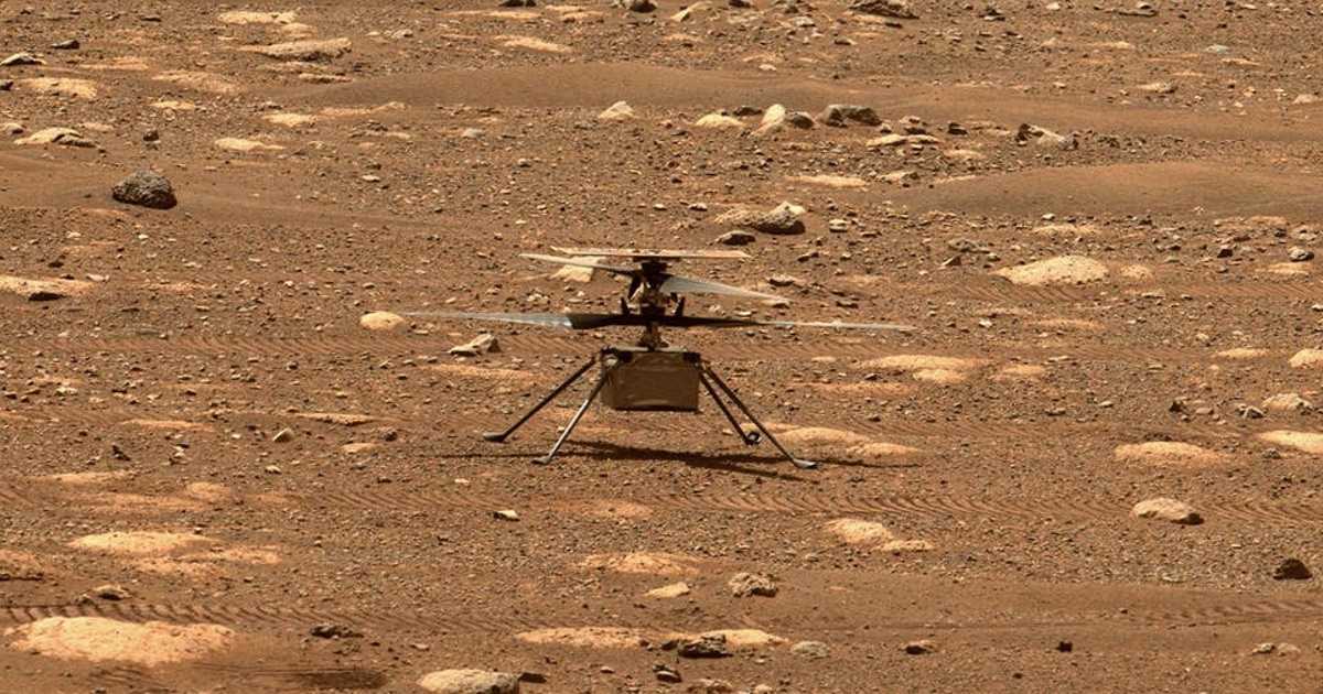 Nasa Faz Voo Histórico Em Marte