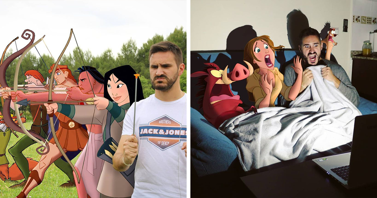 30 Personagens Da Disney Em Momentos Da Vida Cotidiana