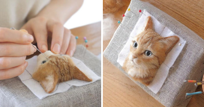 Artista japonesa faz retratos de gatos realistas em 3D, Comportamento